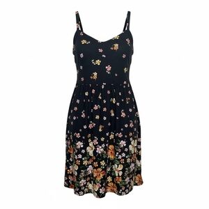 NOBO Floral Black Mini Dress